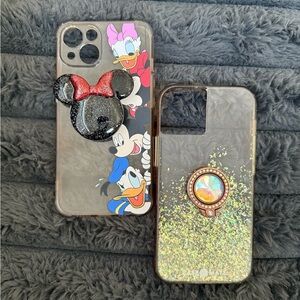 2 Pack IPhone 13 Case with ring stand/Pop Socket